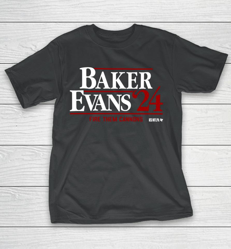 Breakingt Store Baker Evans '24 Fire Them Cannons T-Shirt