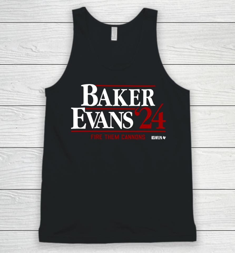 Breakingt Store Baker Evans '24 Fire Them Cannons Unisex Tank Top