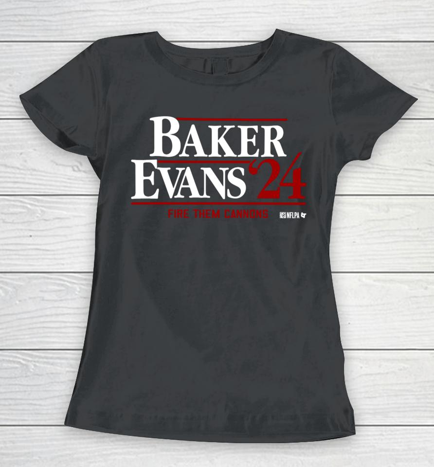 Breakingt Store Baker Evans '24 Fire Them Cannons Women T-Shirt