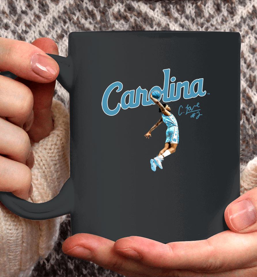 Breakingt Unc Basketball Carolina Caleb Love Dunk Coffee Mug