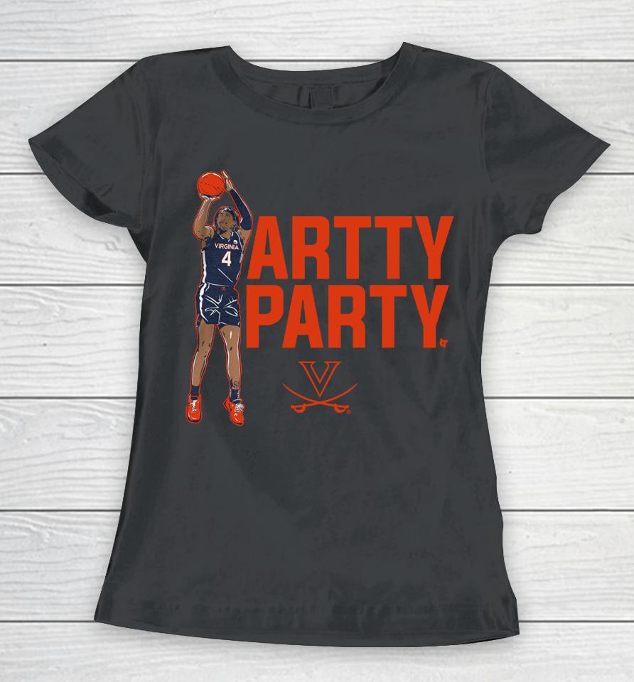 Breakingt Virginia Basketball Armaan Franklin Artty Party Women T-Shirt