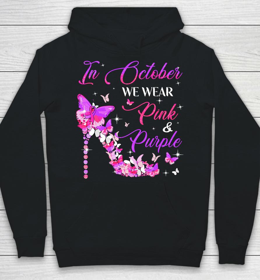 Breast Cancer And Domestic Violence Awareness Month Family Hoodie