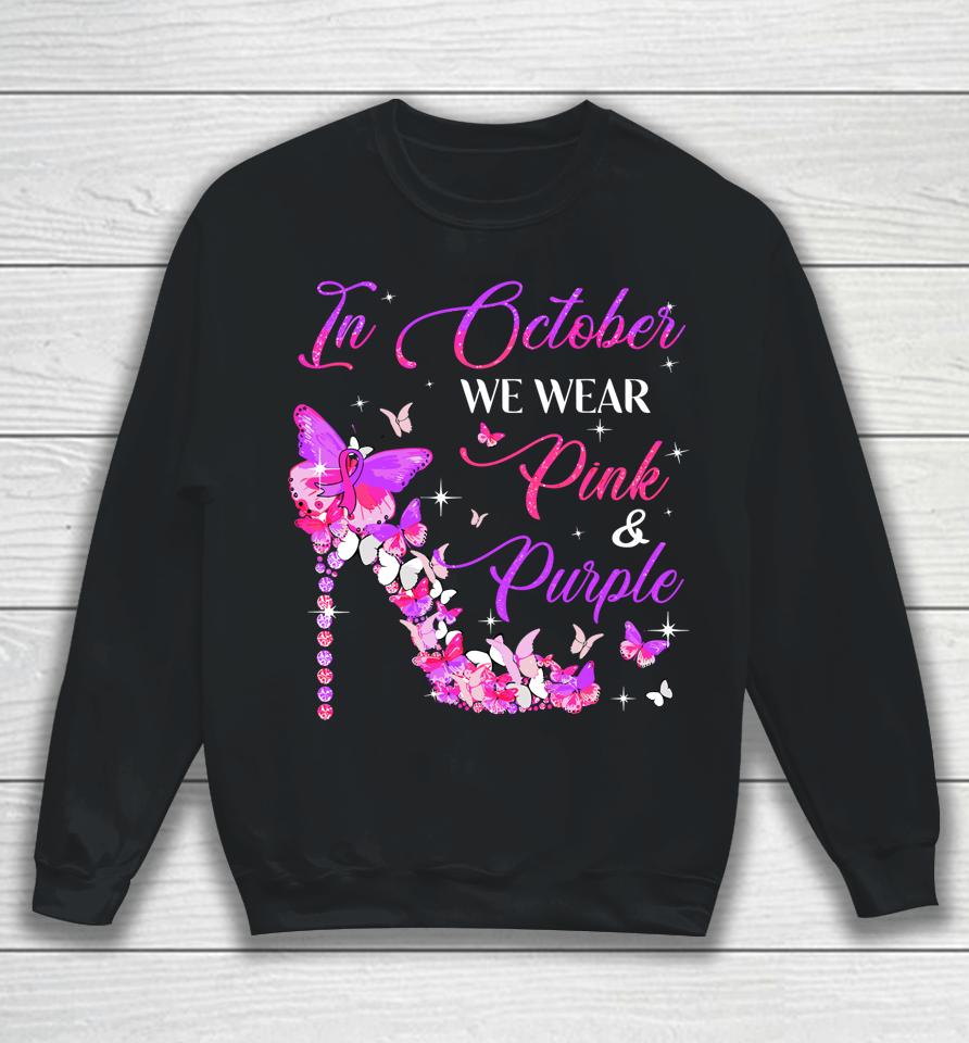 Breast Cancer And Domestic Violence Awareness Month Family Sweatshirt