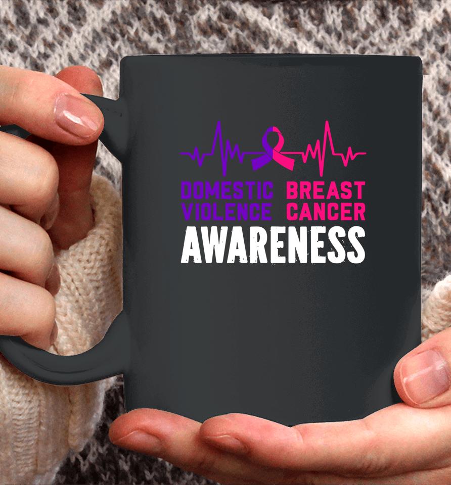Breast Cancer And Domestic Violence Awareness Month Family Coffee Mug