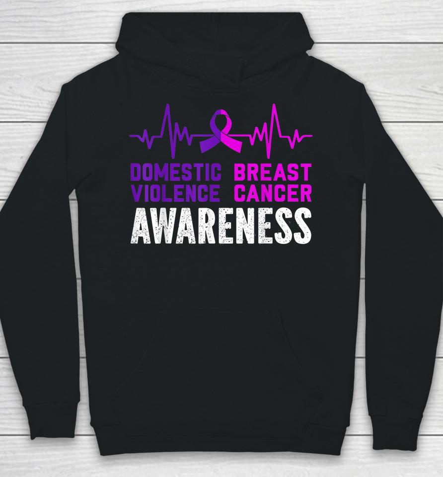 Breast Cancer Awareness And Domestic Violence Awareness Hoodie