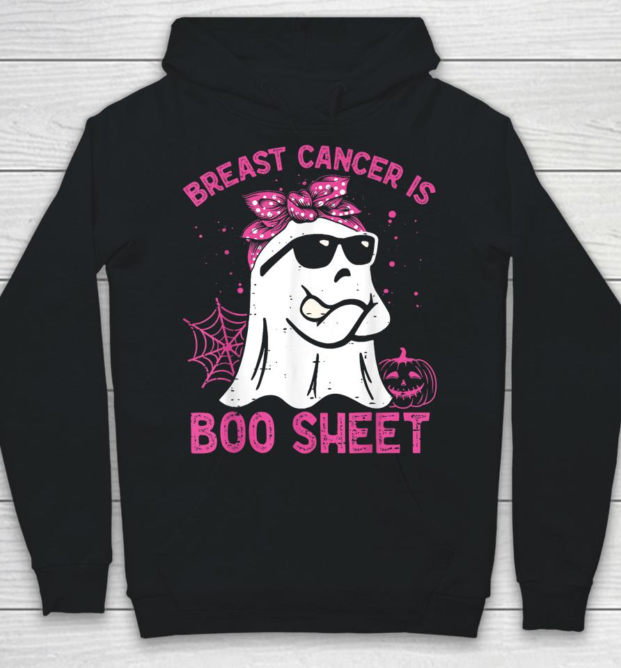 Breast Cancer Is Boo Sheet Breast Cancer Warrior Halloween Hoodie