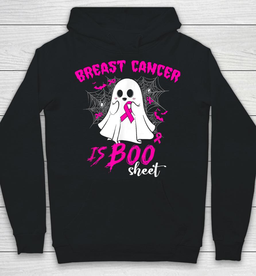 Breast Cancer Is Boo Sheet Breast Cancer Warrior Halloween Hoodie