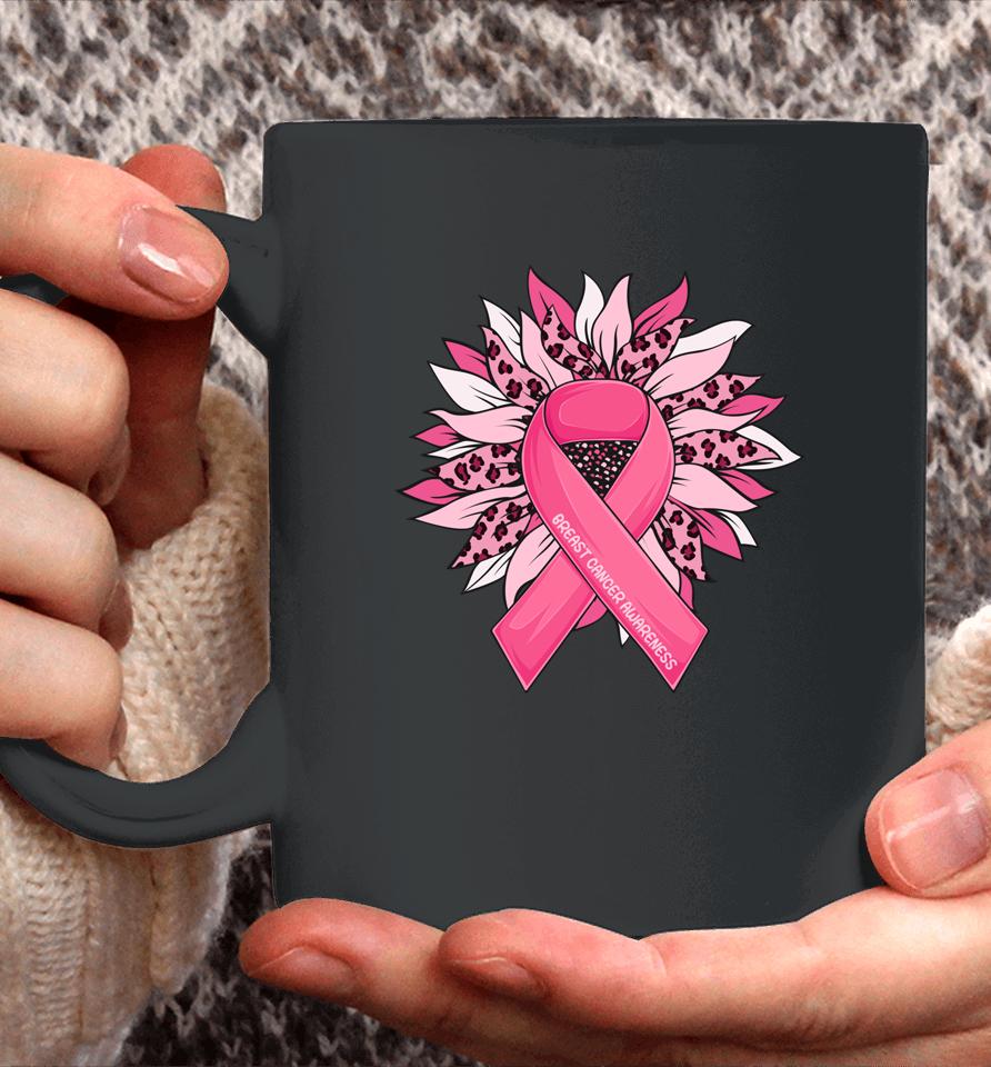 Breast Cancer  Sunflower Breast Cancer Awareness Coffee Mug