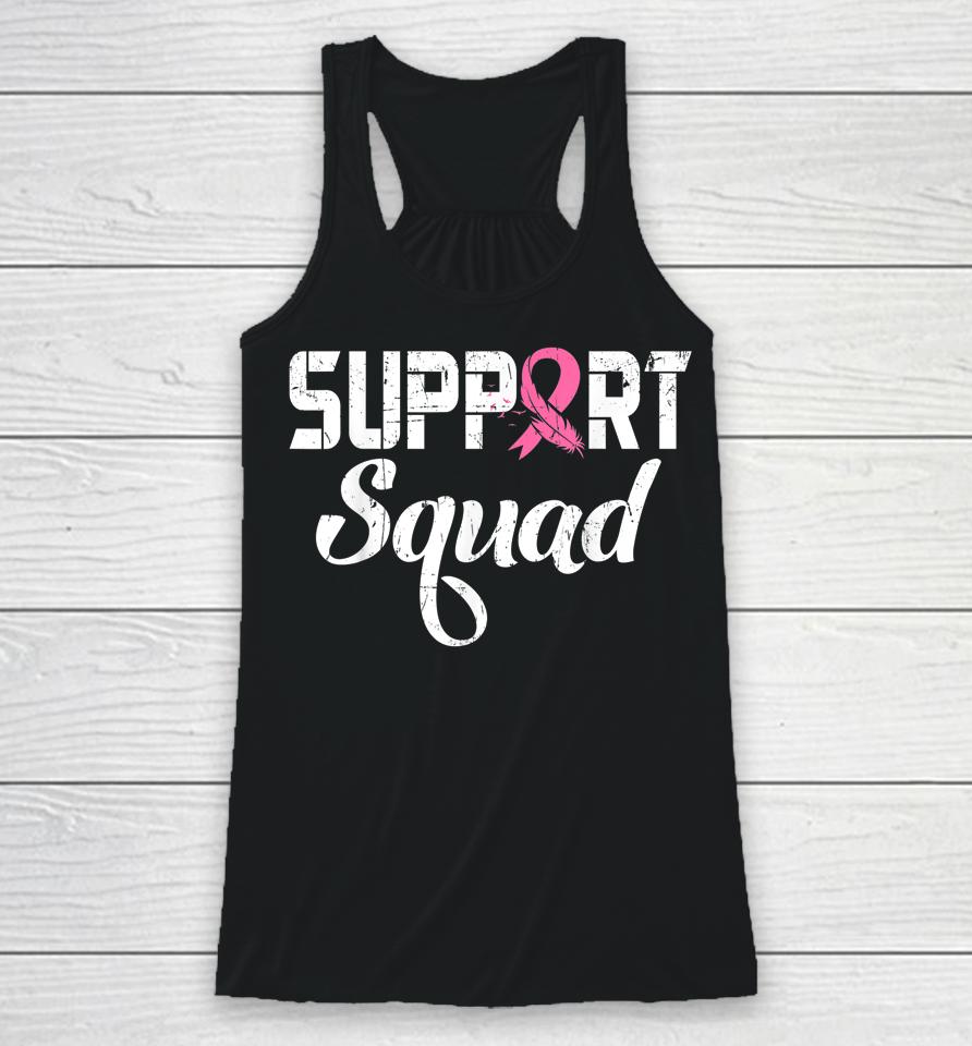 Breast Cancer Warrior Support Squad Breast Cancer Awareness Racerback Tank