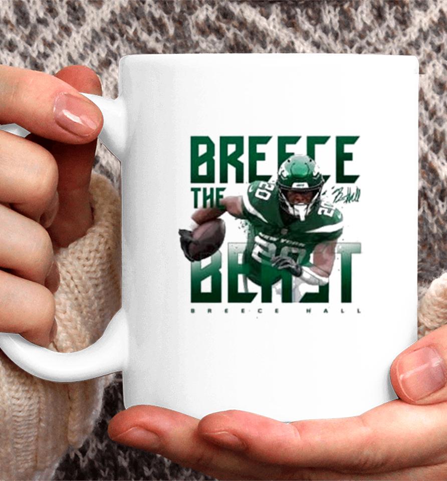 Breece Hall New York Jets Signature Coffee Mug