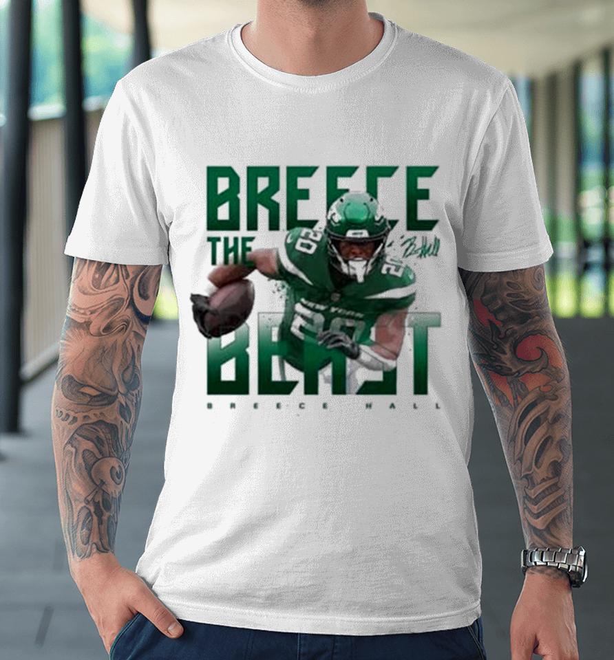 Breece Hall New York Jets Signature Premium T-Shirt