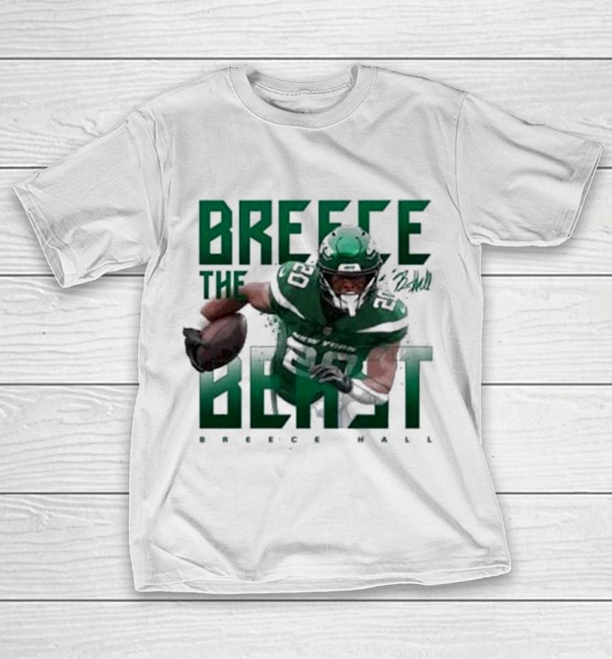 Breece Hall New York Jets Signature T-Shirt