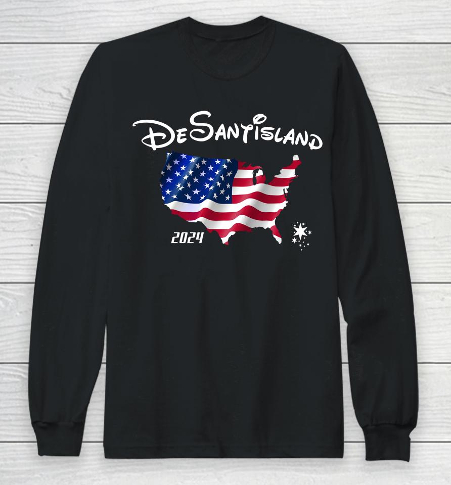 Brenden Dilley Make America Desantisland 2024 Long Sleeve T-Shirt