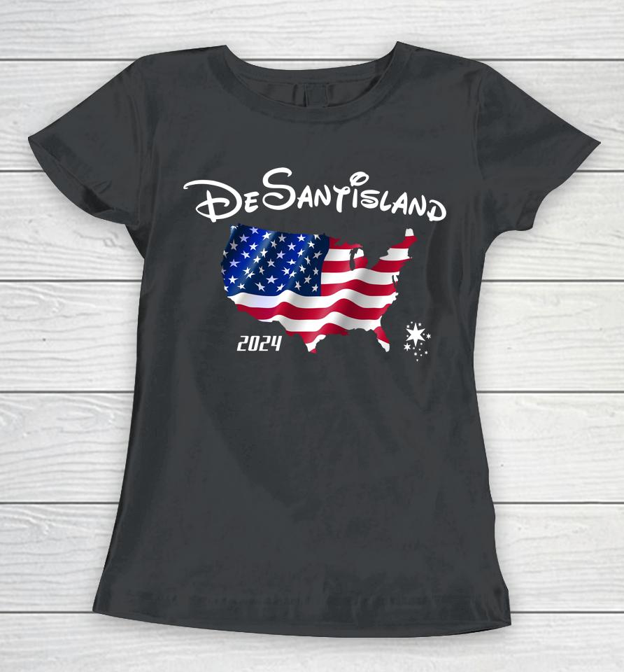 Brenden Dilley Make America Desantisland 2024 Women T-Shirt
