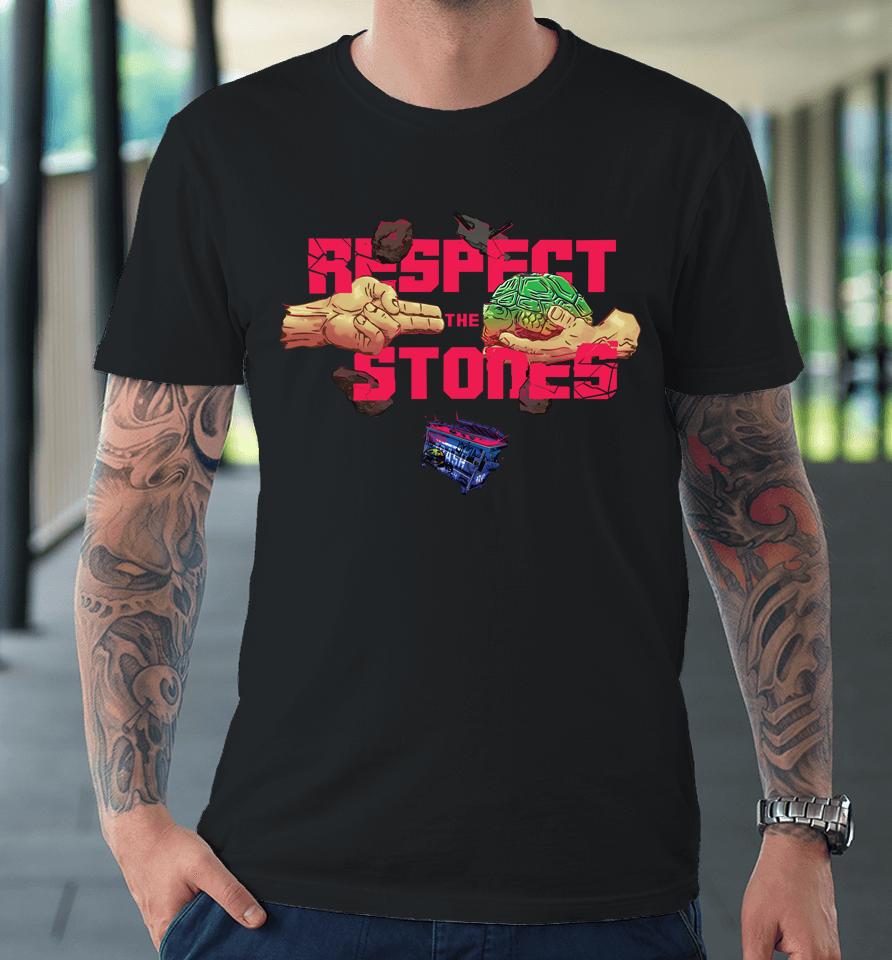 Brian F Merch Respect The Stones Premium T-Shirt