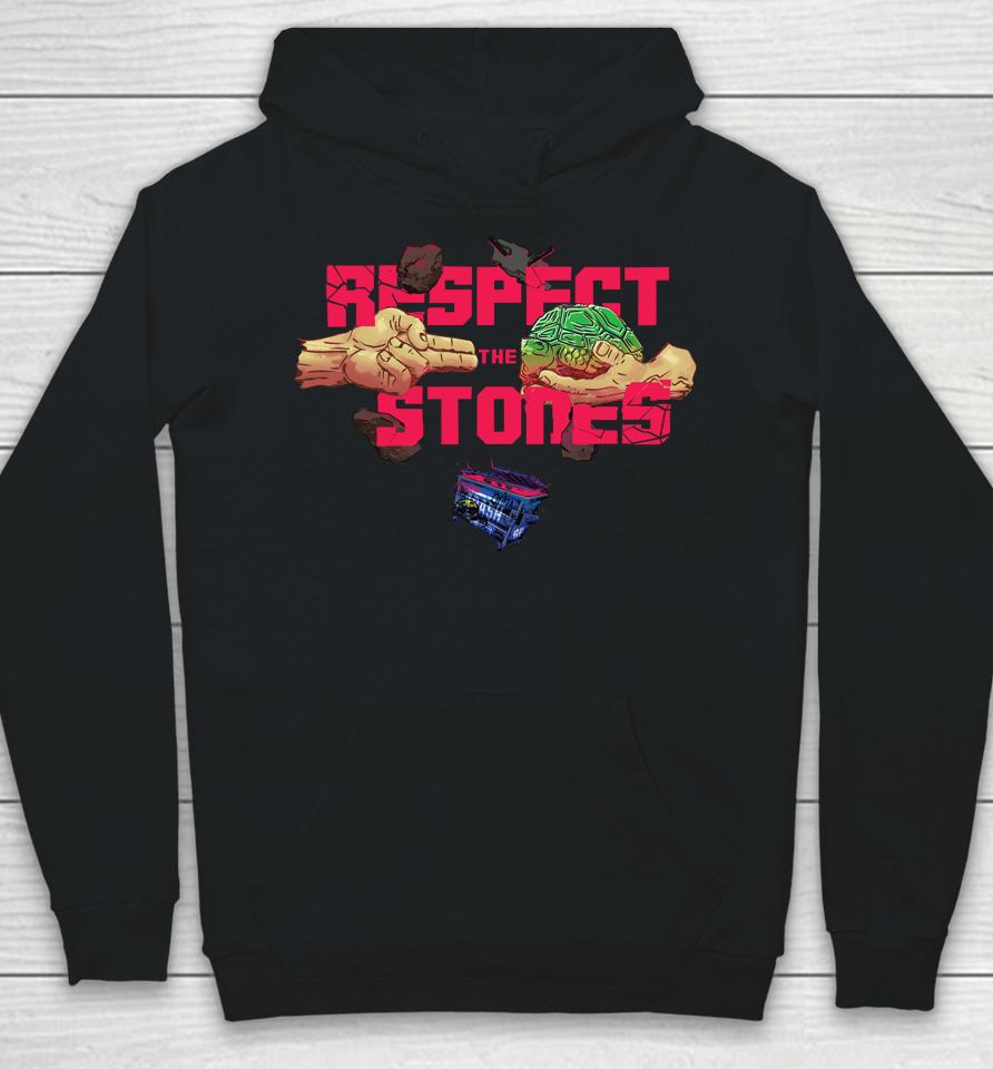 Brian F Merch Respect The Stones Hoodie