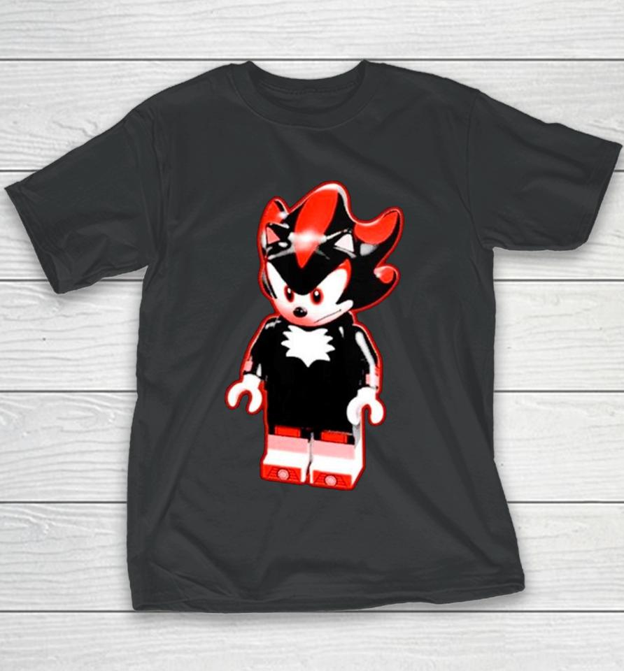 Bricked Up Shadow The Hedgehog Youth T-Shirt