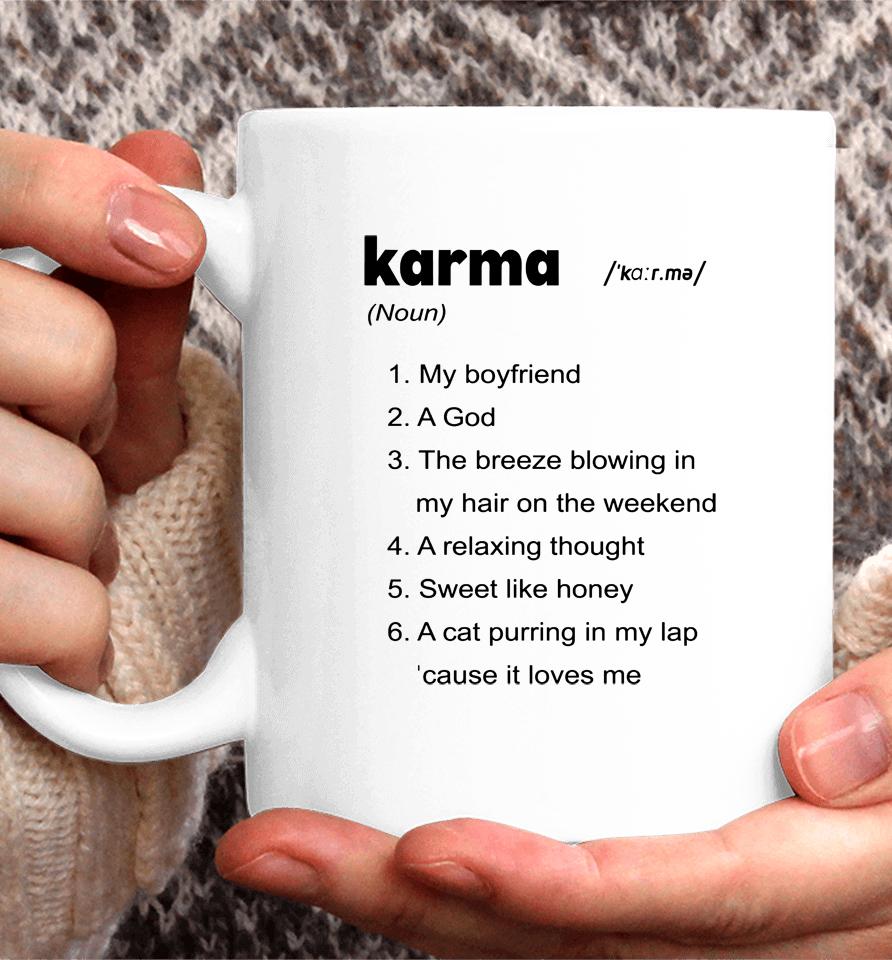 Brie Larson Karma Coffee Mug
