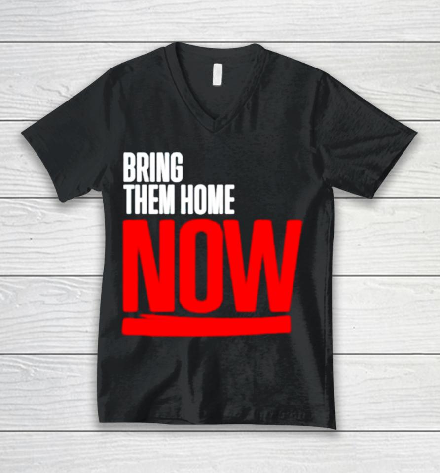 Bring Them Home Now Unisex V-Neck T-Shirt