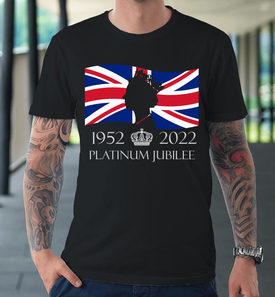 British Queen Monarchy 70Th Anniversary Platinum Jubilee Premium T-Shirt