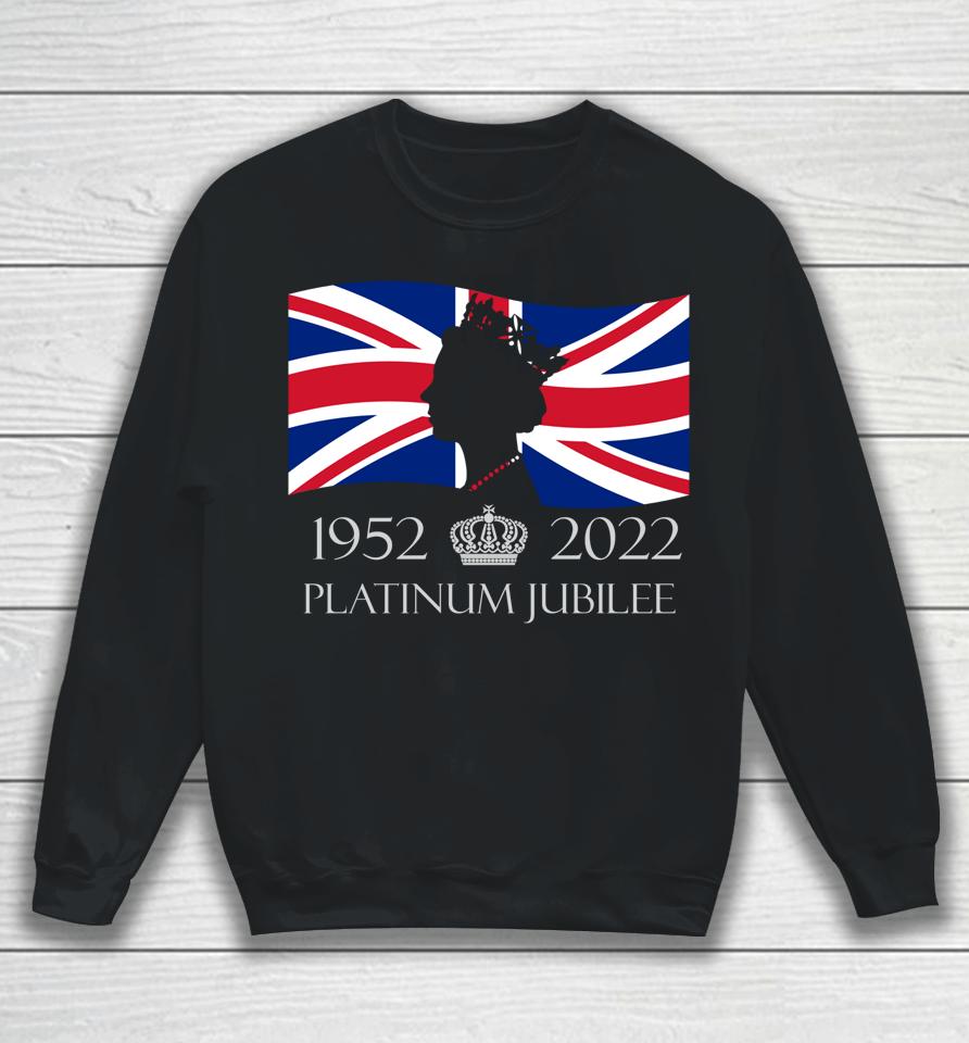 British Queen Monarchy 70Th Anniversary Platinum Jubilee Sweatshirt