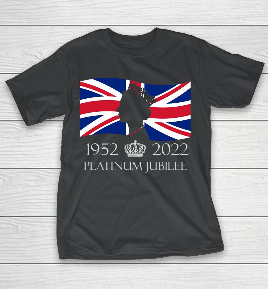 British Queen Monarchy 70Th Anniversary Platinum Jubilee T-Shirt
