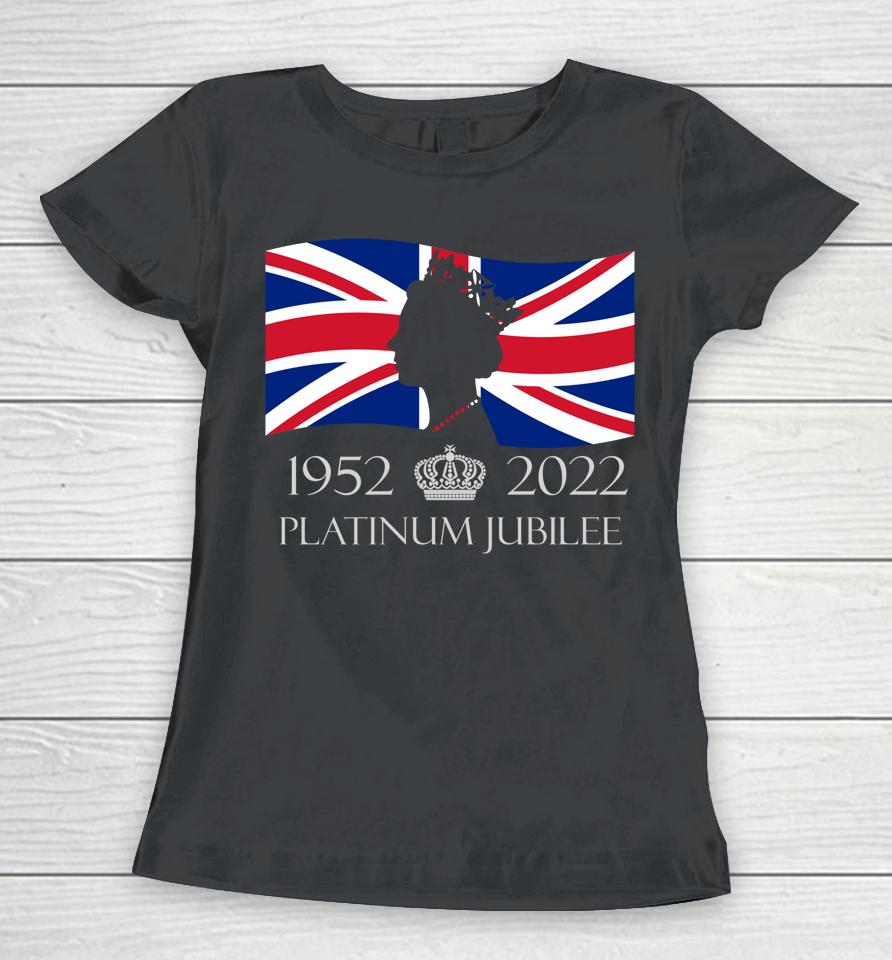 British Queen Monarchy 70Th Anniversary Platinum Jubilee Women T-Shirt