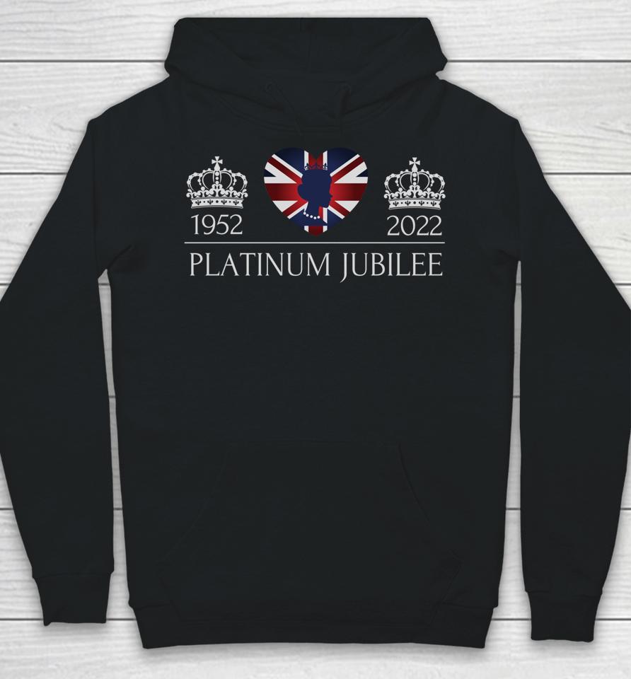 British Queen Monarchy Platinum Jubilee 70Th Anniversary Hoodie