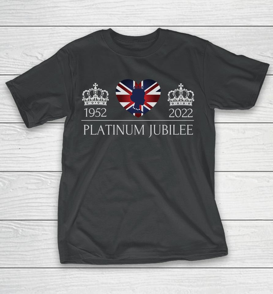 British Queen Monarchy Platinum Jubilee 70Th Anniversary T-Shirt