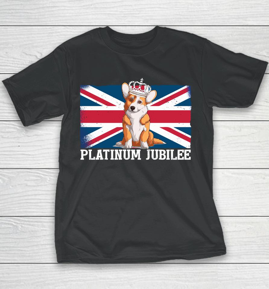 British Queen Monarchy Platinum Jubilee 70Th Anniversary Youth T-Shirt
