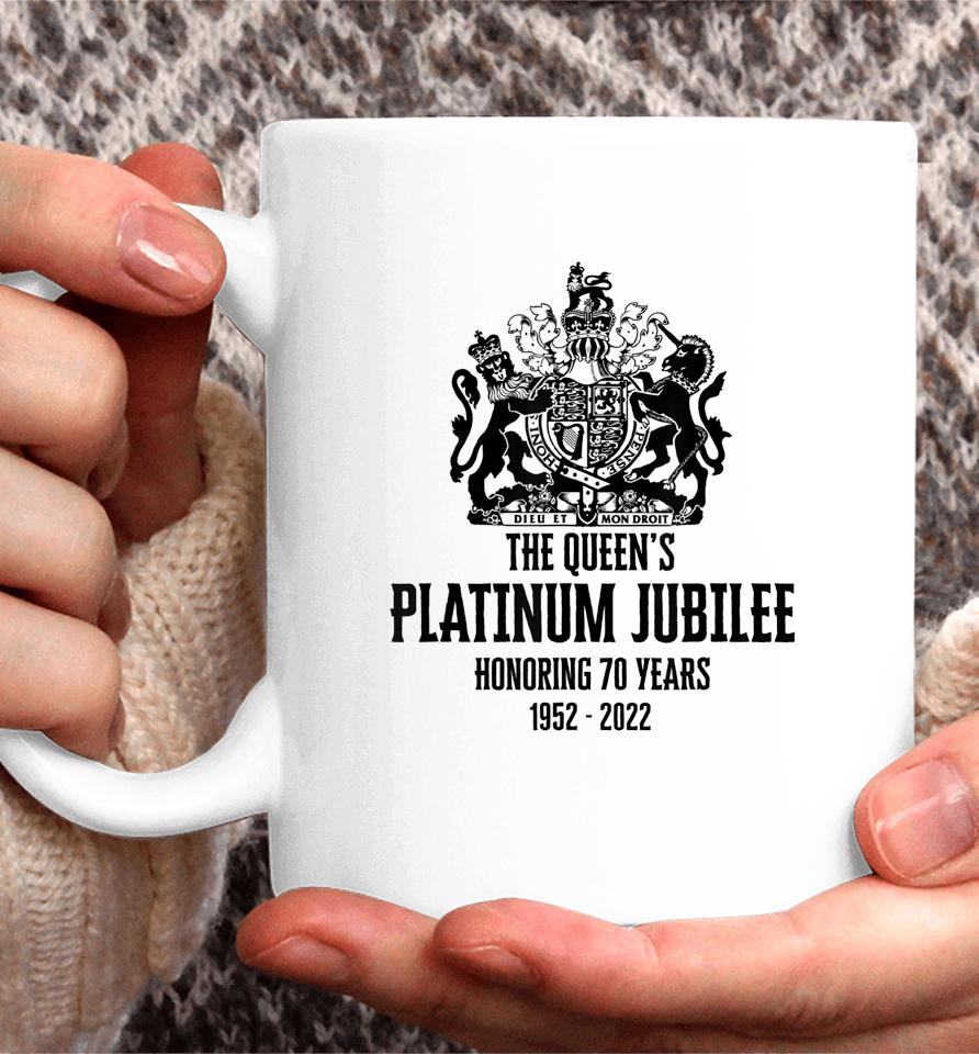 British Queen Platinum Jubilee 70 Years Coffee Mug