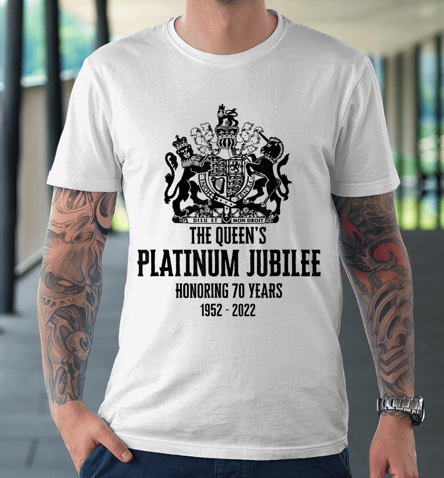British Queen Platinum Jubilee 70 Years Premium T-Shirt