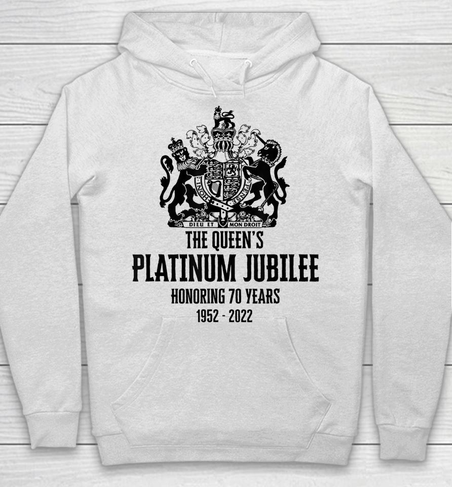 British Queen Platinum Jubilee 70 Years Hoodie
