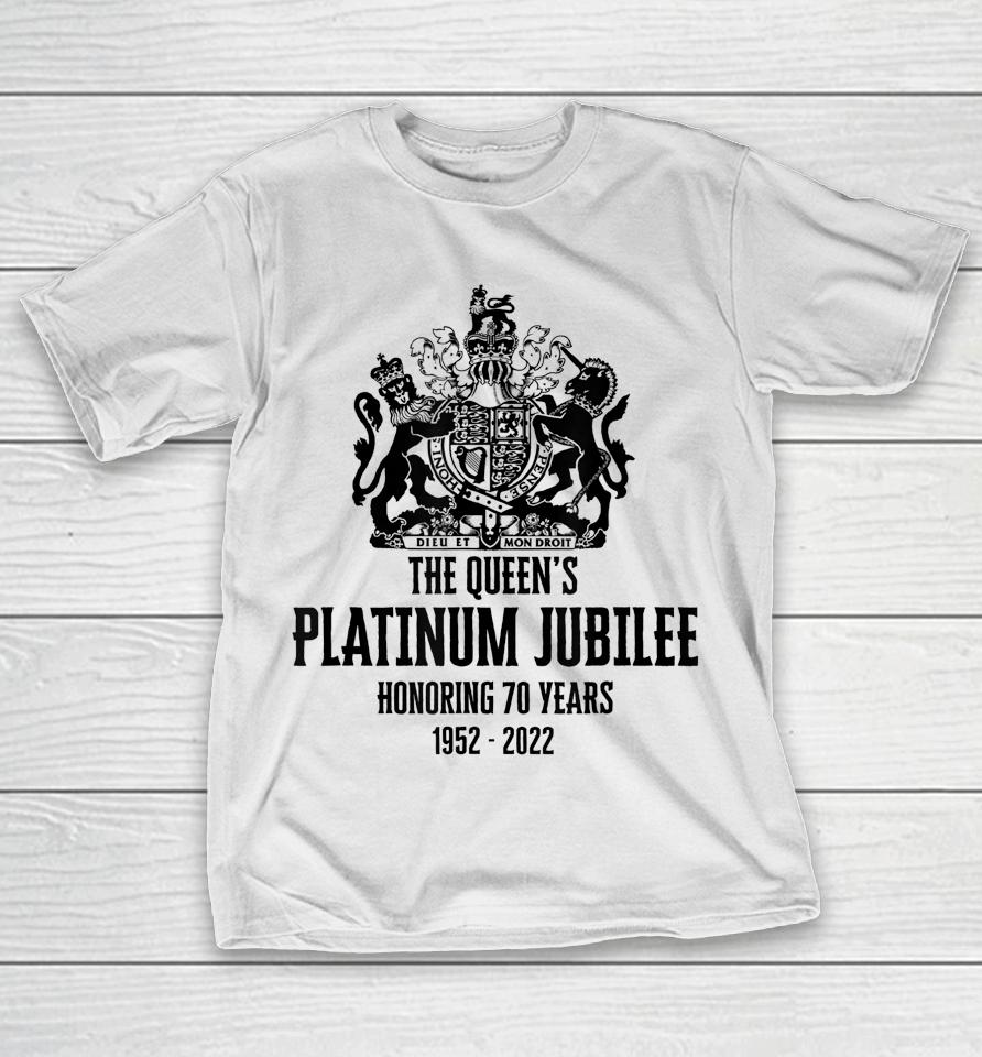British Queen Platinum Jubilee 70 Years T-Shirt