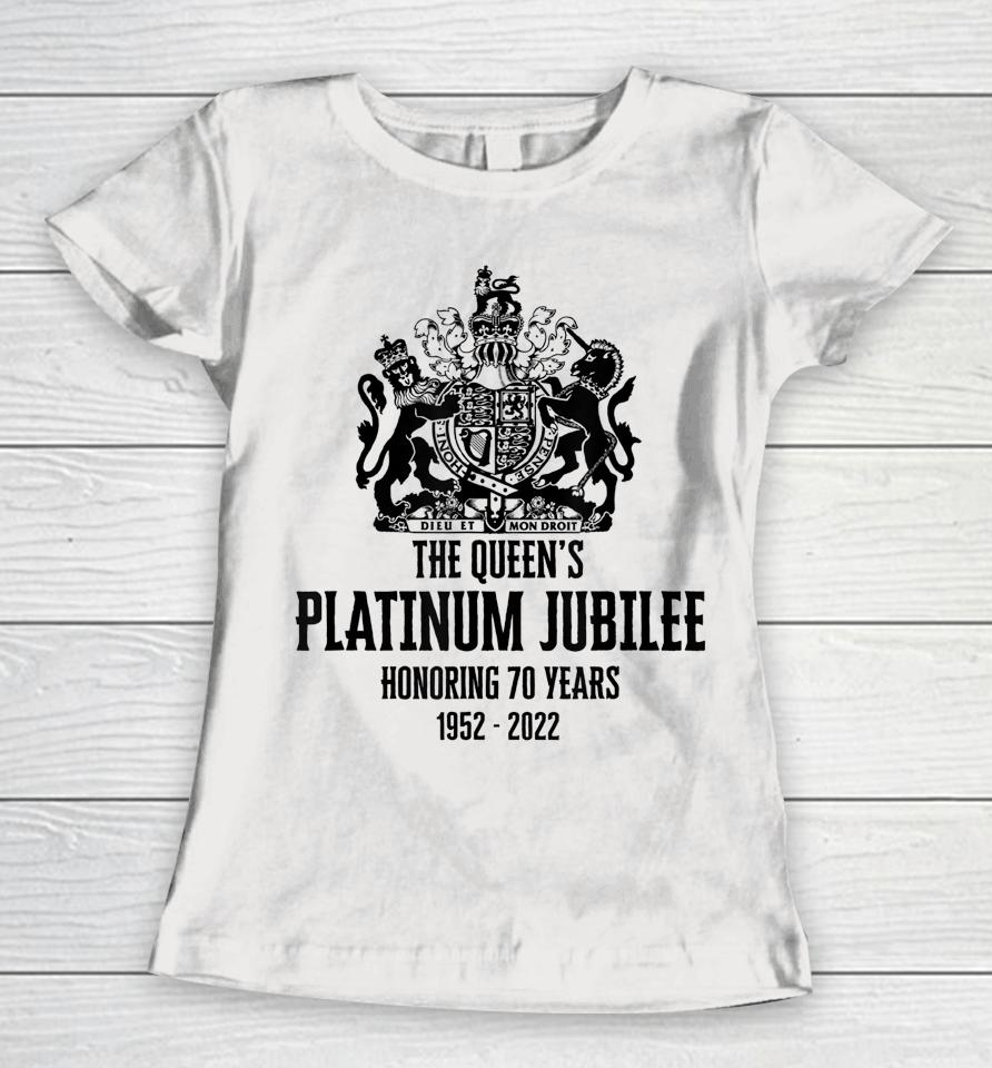 British Queen Platinum Jubilee 70 Years Women T-Shirt