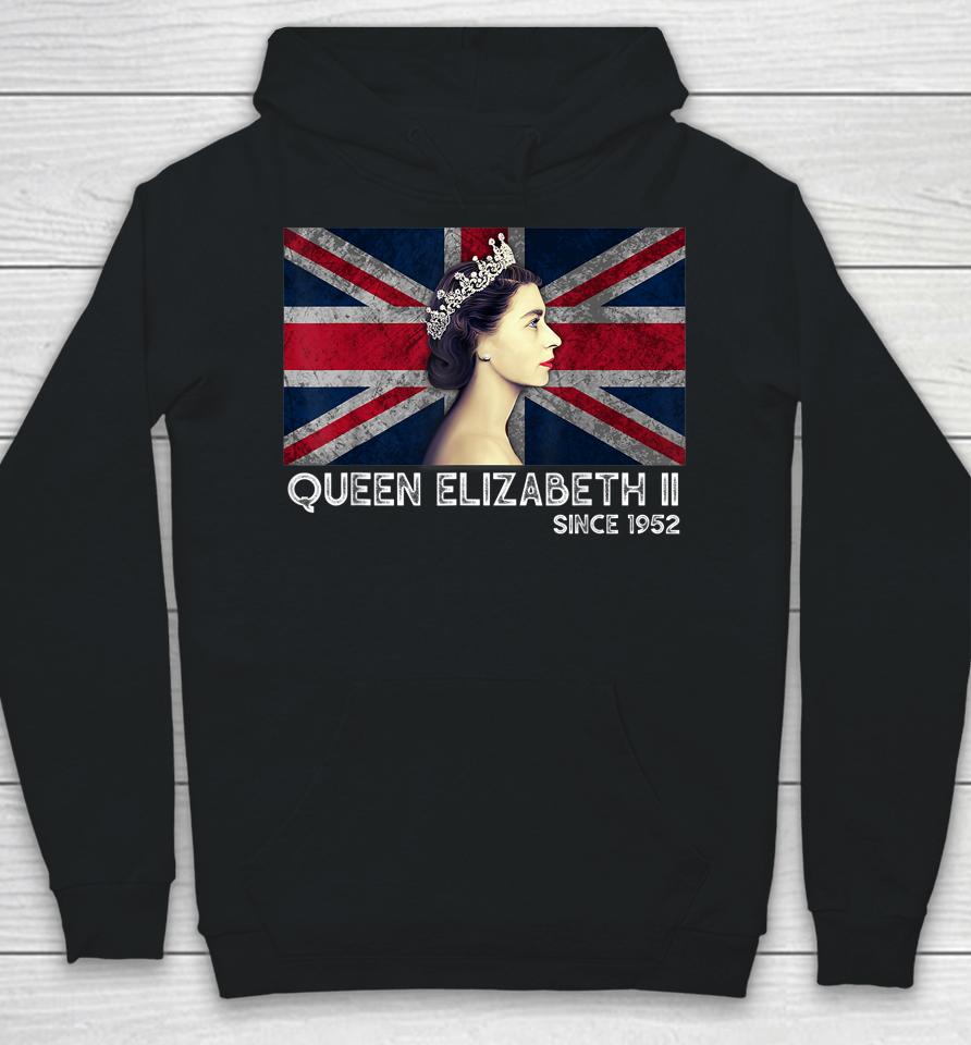 British Queen Platinum Jubilee 70Th Anniversary Hoodie