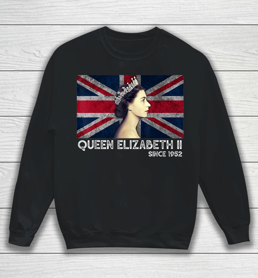 British Queen Platinum Jubilee 70Th Anniversary Sweatshirt