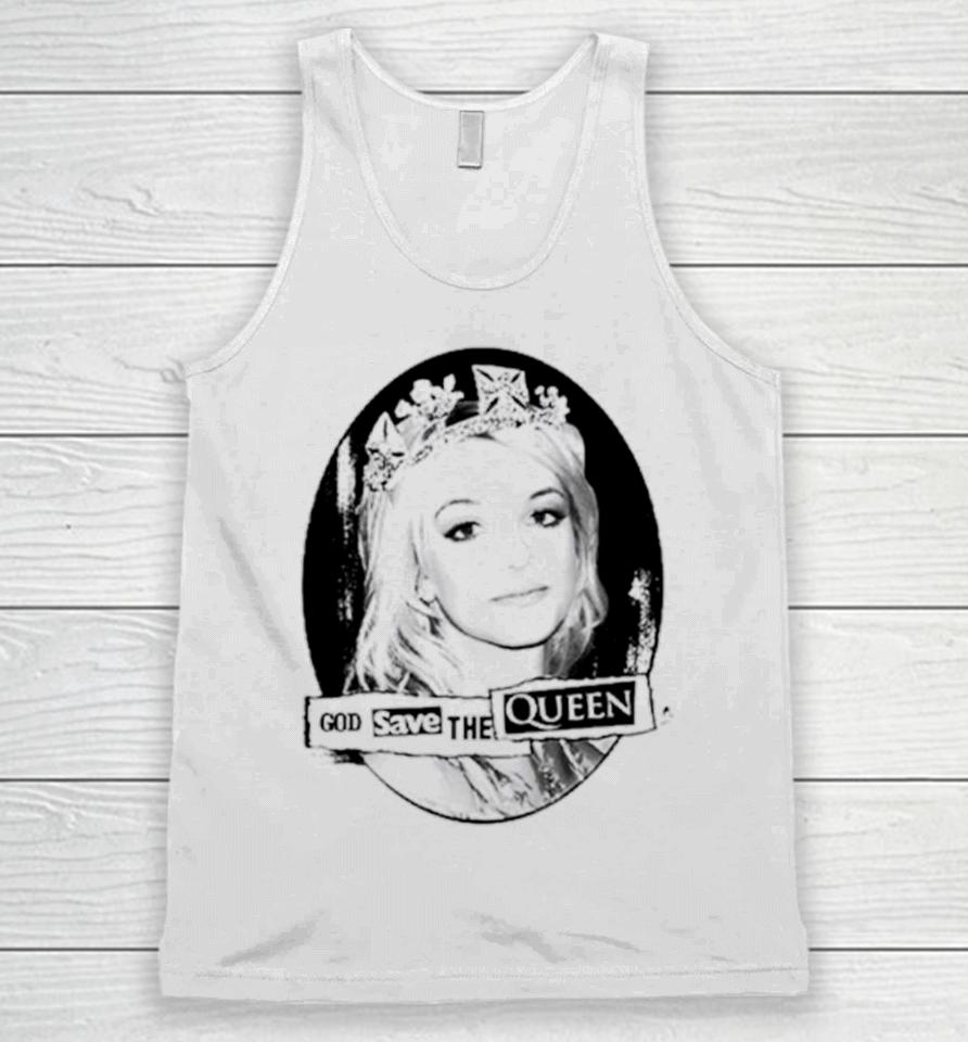 Britney God Save The Queen Unisex Tank Top