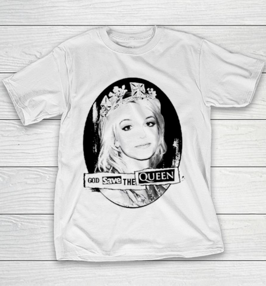 Britney God Save The Queen Youth T-Shirt