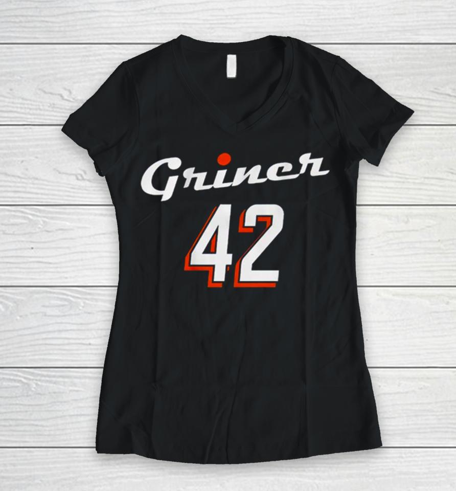 Brittney Griner Phoenix Mercury Phx 42 Women V-Neck T-Shirt