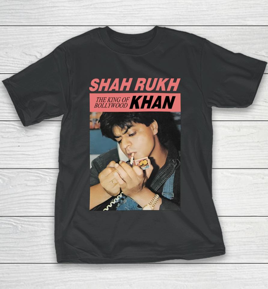 Brndnstrssng Shah Rukh Khan The King Of Bollyhood Youth T-Shirt