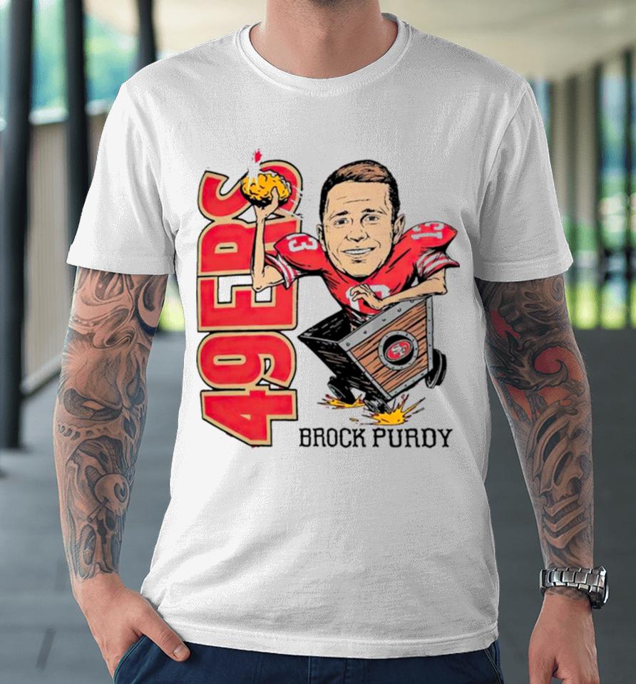 Brock Purdy San Francisco 49Ers Caricature Premium T-Shirt