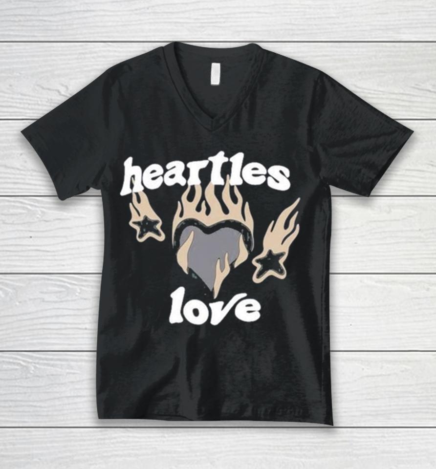 Broken Planet Heartless Love Unisex V-Neck T-Shirt
