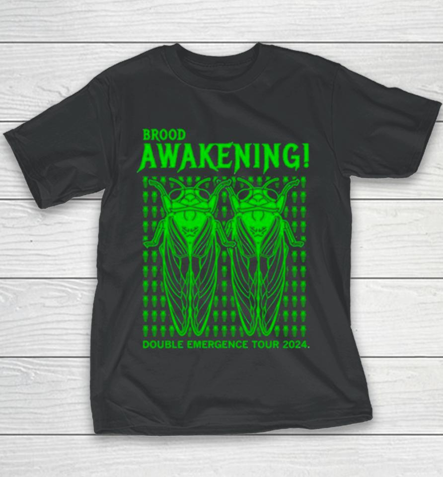 Brood Awakening Double Emergence Tour 2024 Youth T-Shirt