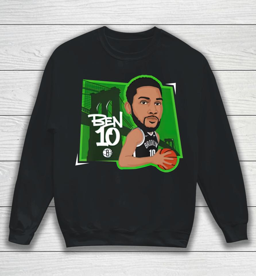 Brooklyn Nets Ben Simmons Ben 10 Sweatshirt