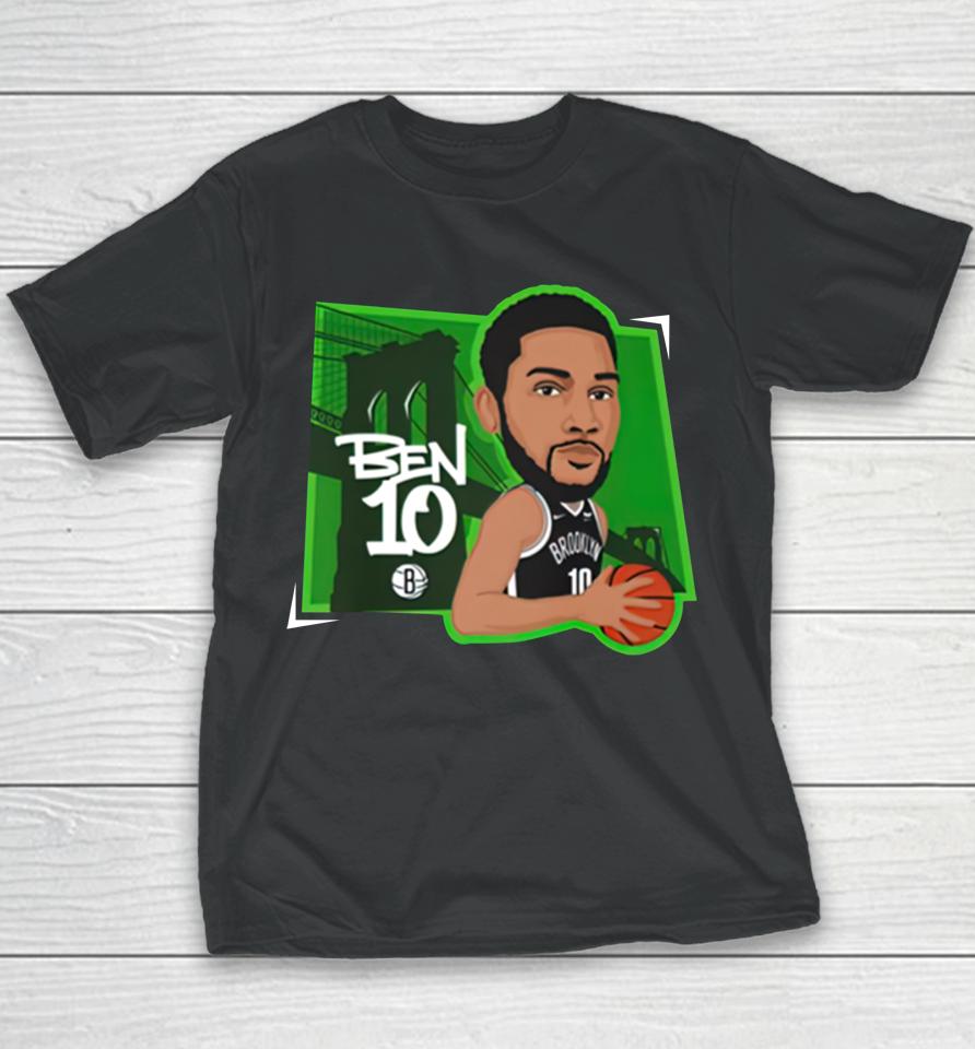 Brooklyn Nets Ben Simmons Ben 10 Youth T-Shirt