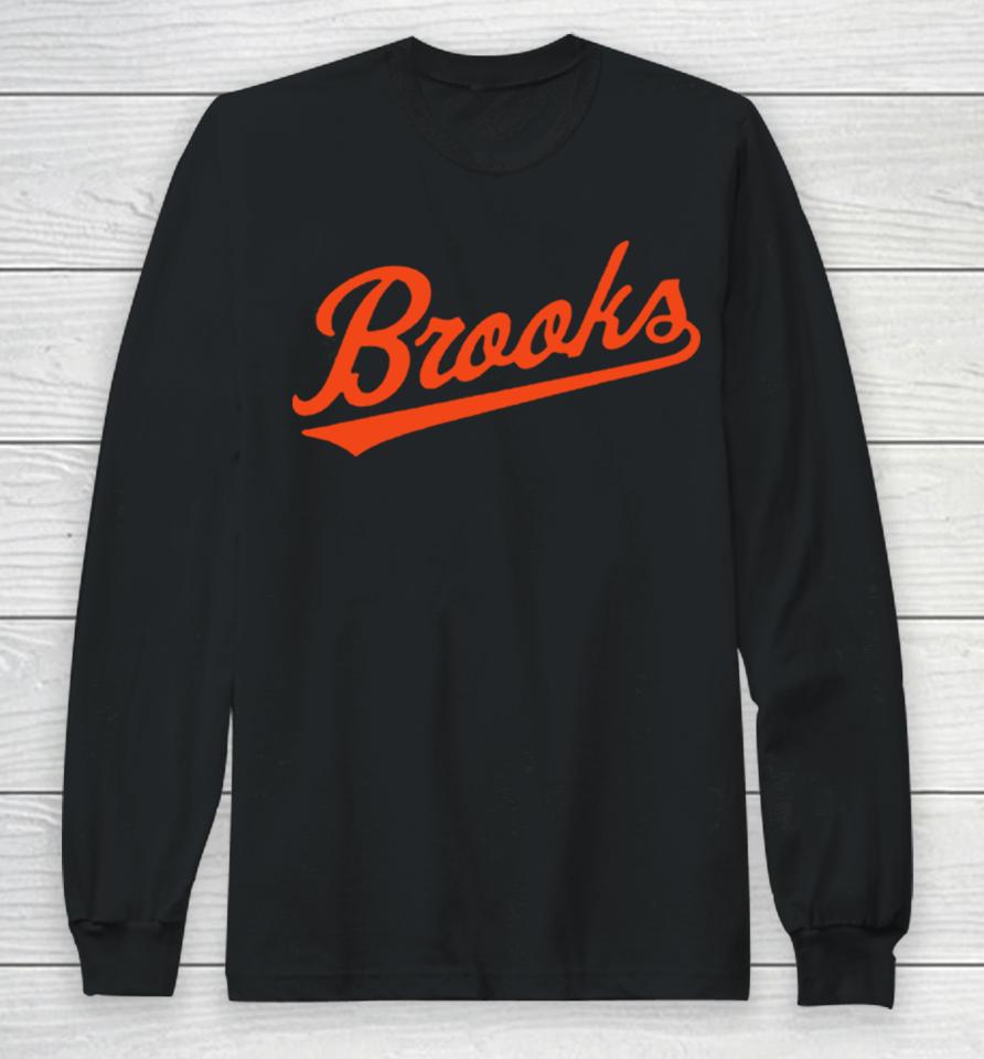 Brooks Robinson Team Name Text Long Sleeve T-Shirt