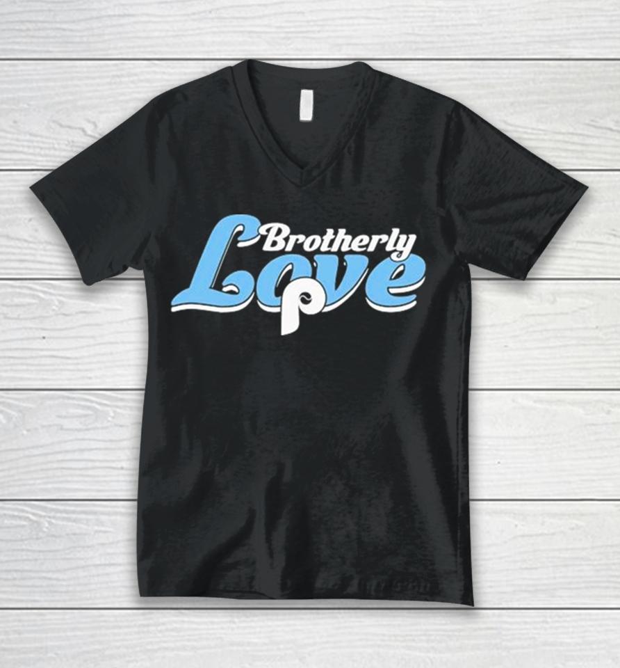 Brotherly Love Everlasting Philadelphia Phillies Unisex V-Neck T-Shirt