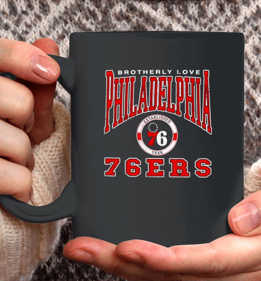 Brotherly Love Philadelphia 76Ers Basketball Retro Coffee Mug