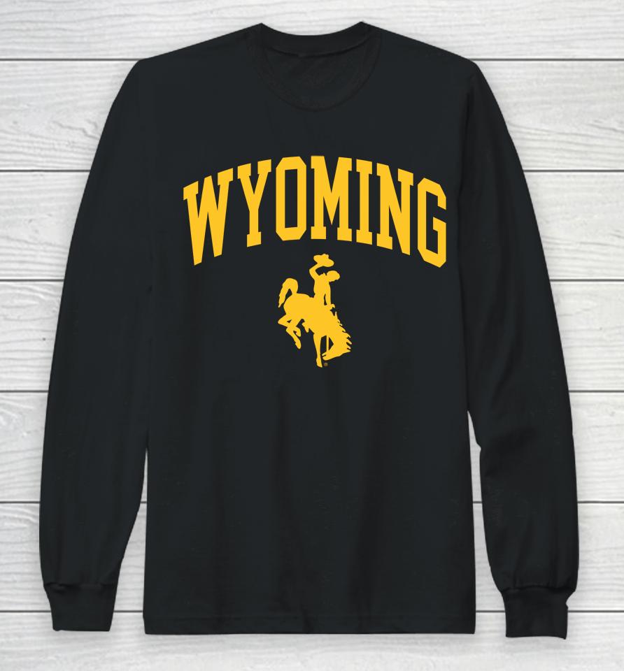 Brown And Gold Outlet Wyoming Cowboys Traditional Long Sleeve T-Shirt